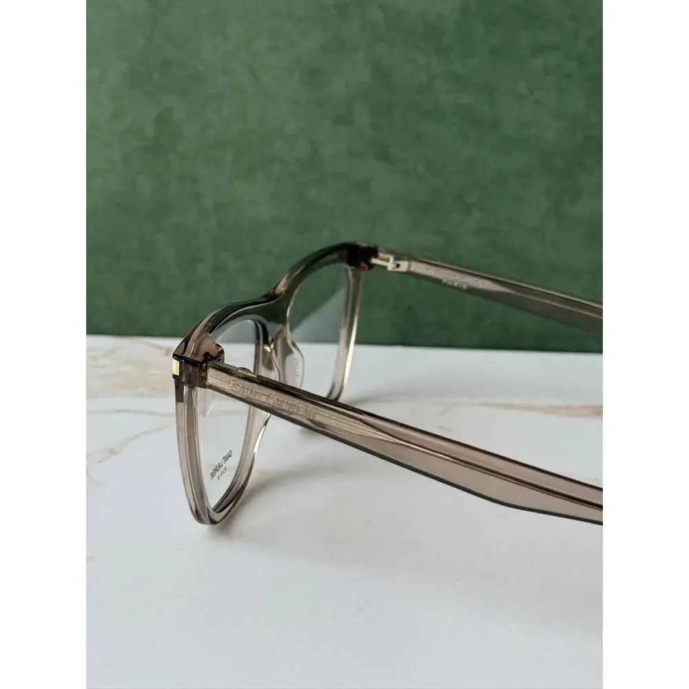 NEW Saint Laurent SL518 Transparent Beige Eyeglasses Frames